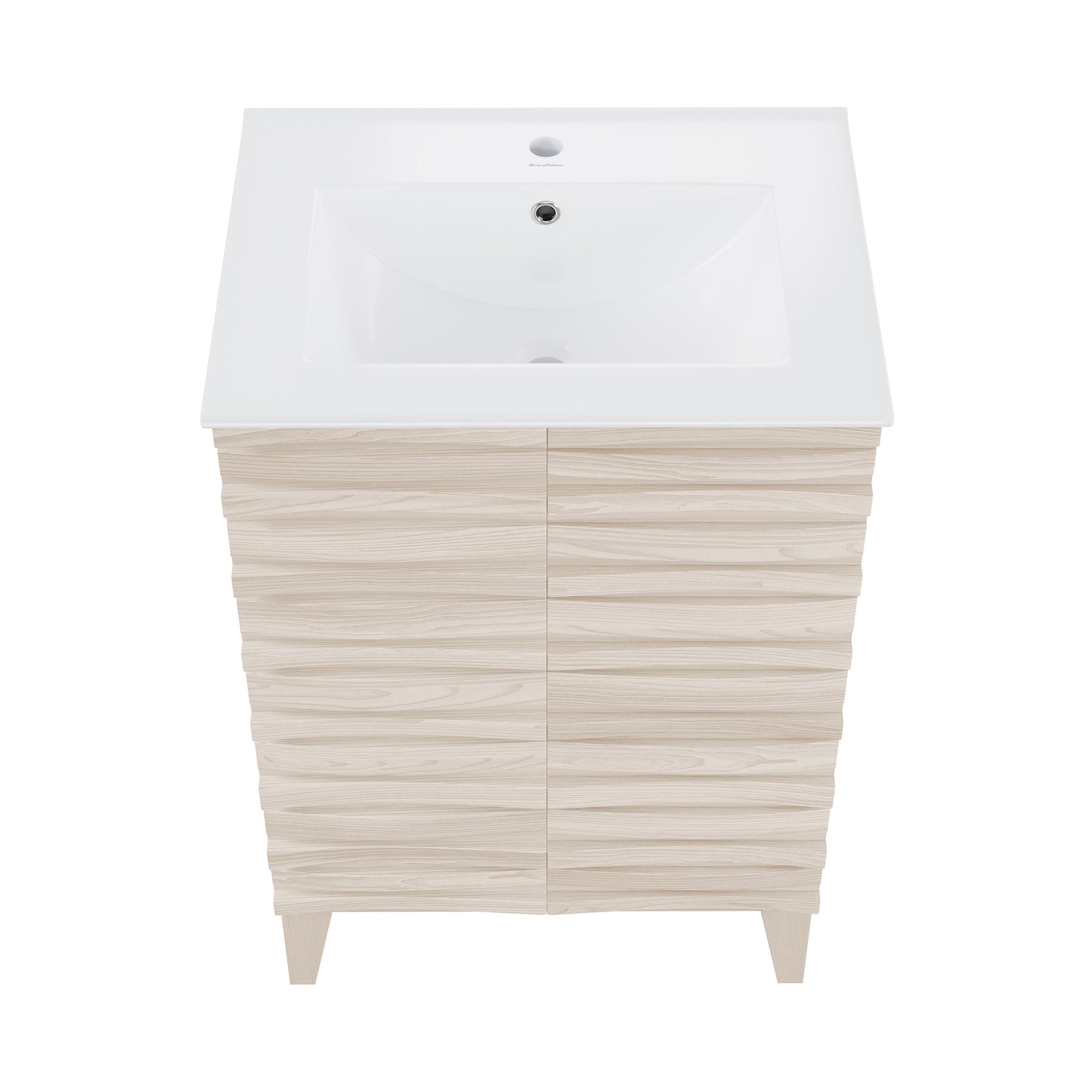 Swiss Madison, Cascade 24'' Bathroom Vanity in White
