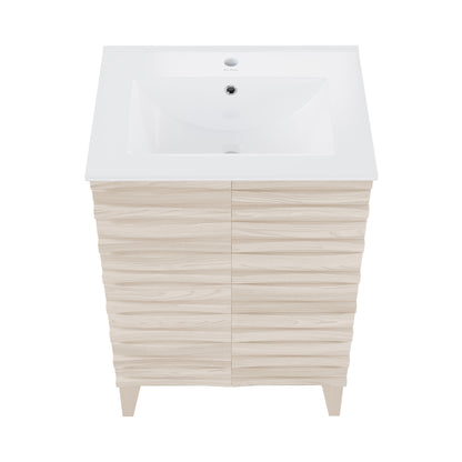 Swiss Madison, Cascade 24'' Bathroom Vanity in White