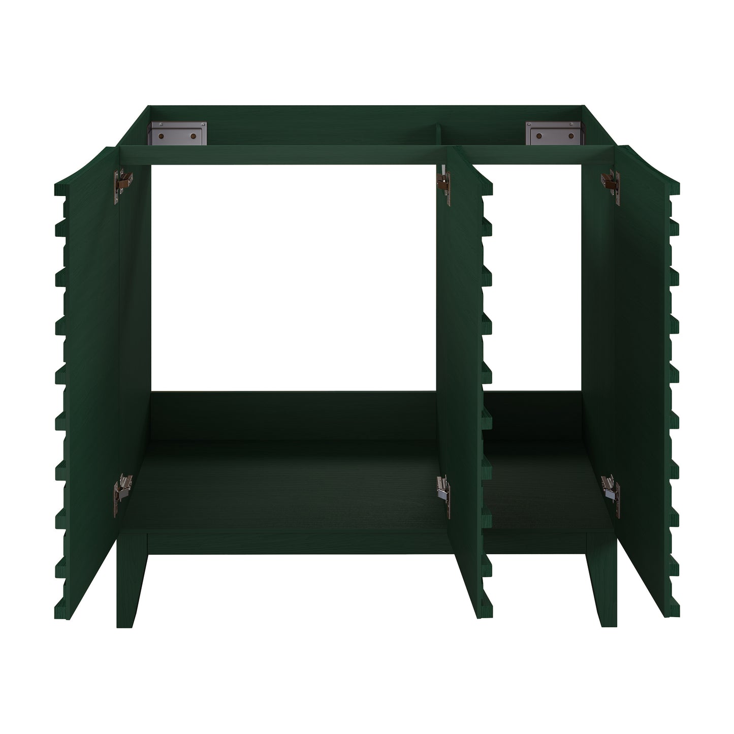 Swiss Madison Cascade 36-inch freestanding bathroom vanity in Green Oak — view 4