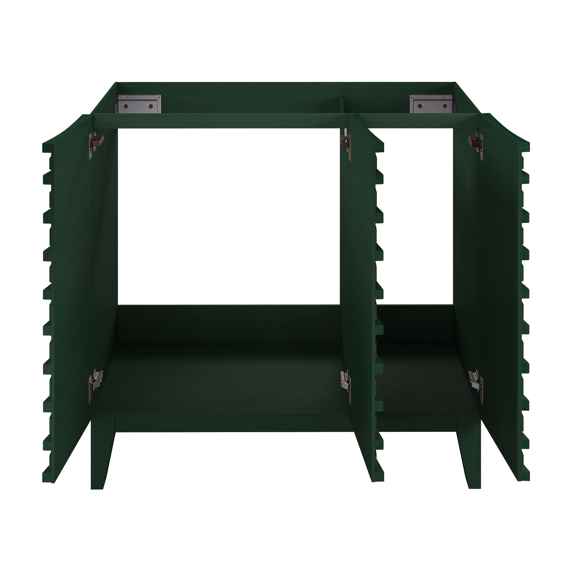 Swiss Madison Cascade 36-inch freestanding bathroom vanity in Green Oak — view 4