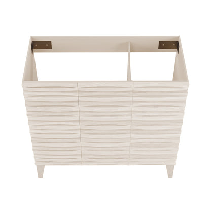Swiss Madison, Cascade 36'' Bathroom Vanity in White - Cabinet