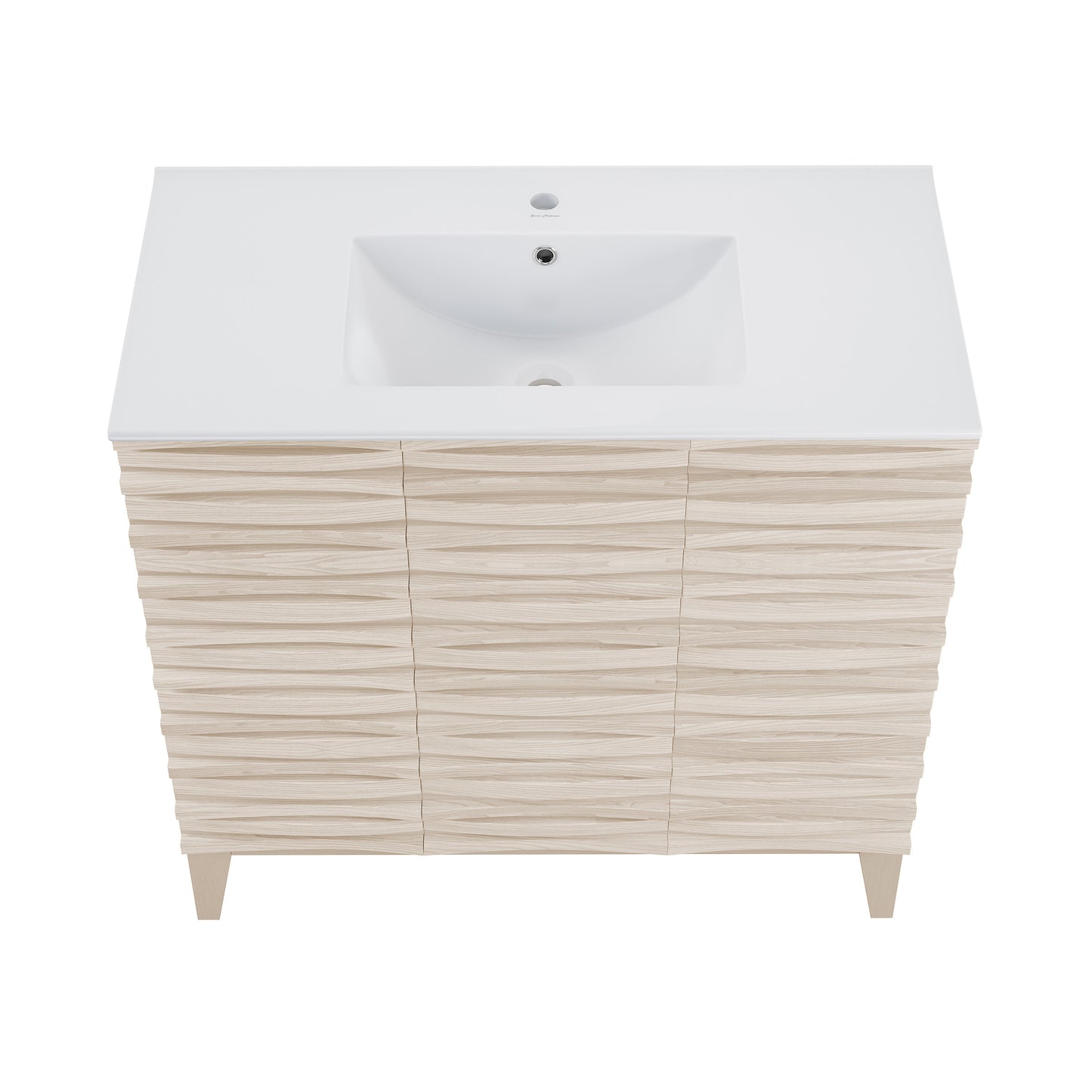 Swiss Madison, Cascade 36'' Bathroom Vanity in White