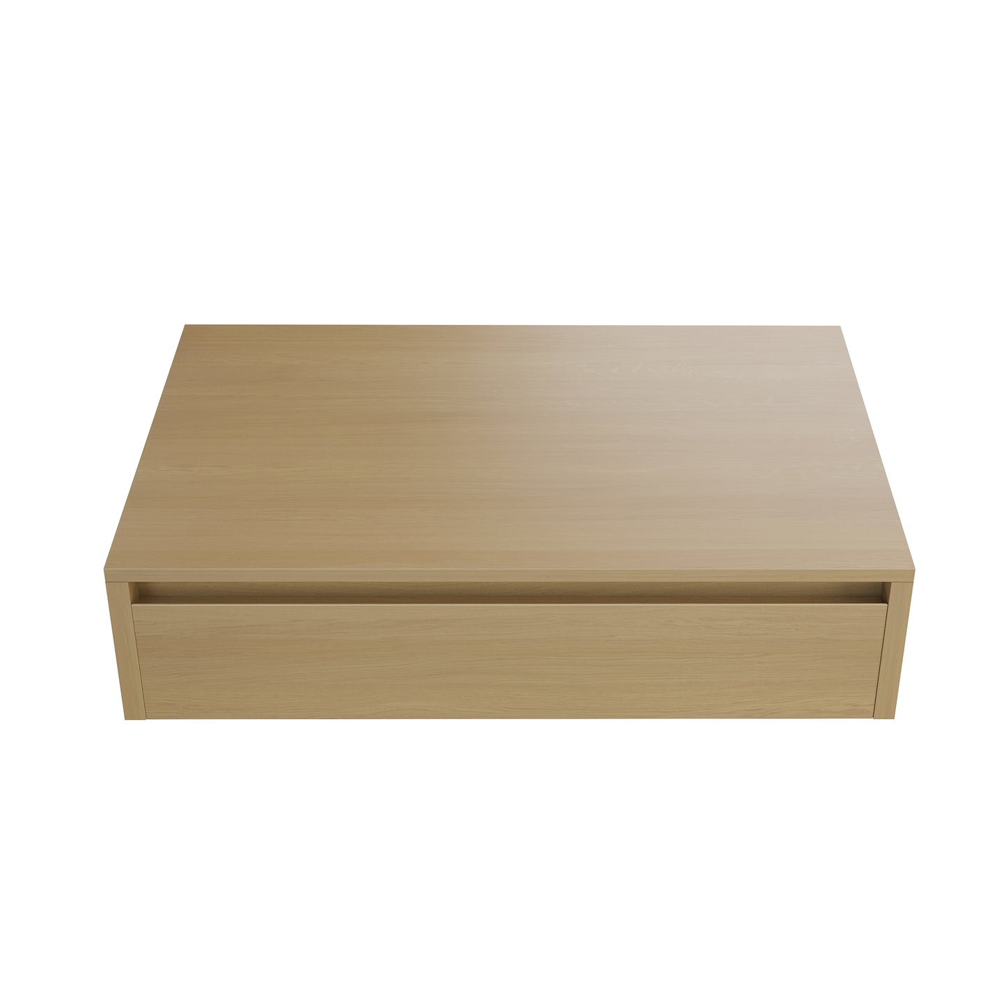 Swiss Madison, Avancer 36" Wall-Mounted Bathroom Vanity Cabinet without Top in Natural Oak