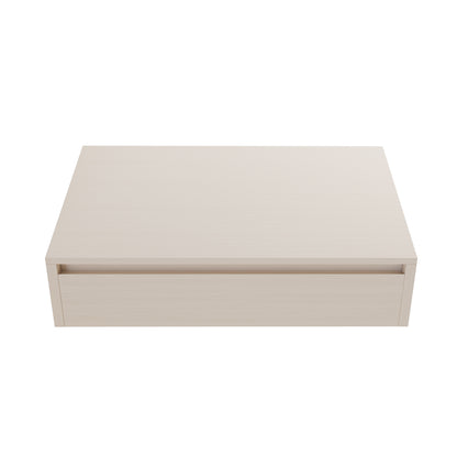 Swiss Madison, Avancer 36" Wall-Mounted Bathroom Vanity Cabinet without Top in White Oak