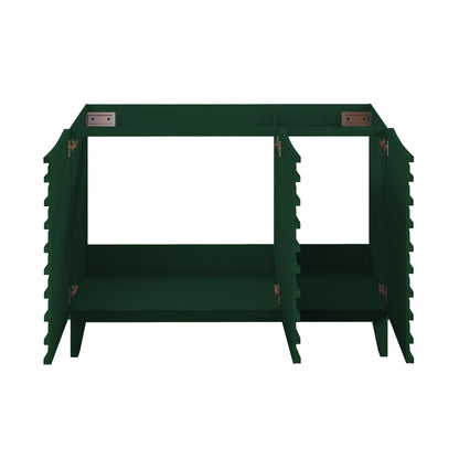 Swiss Madison Cascade 48-inch freestanding bathroom vanity in Green Oak — view 4