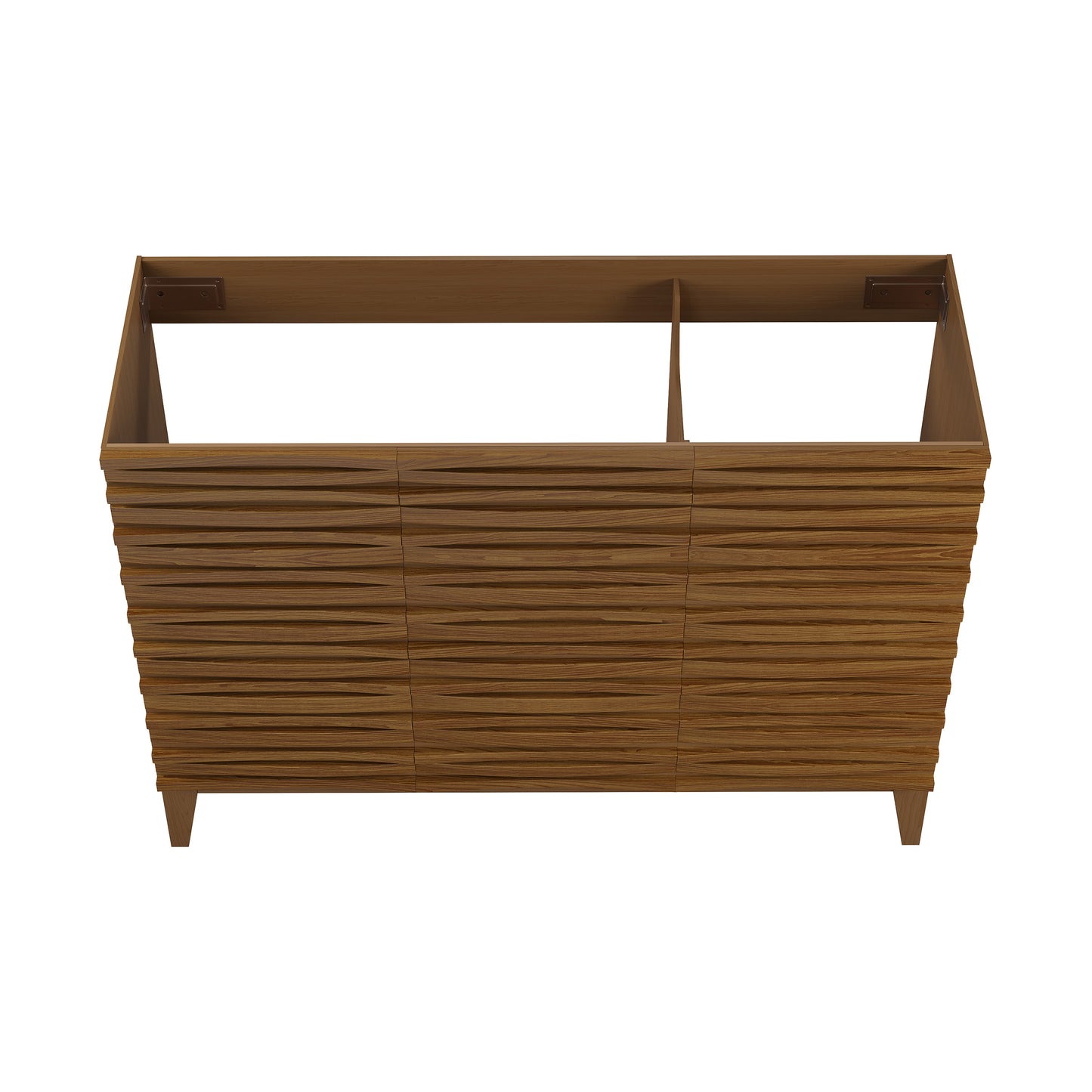 Swiss Madison, Cascade 48'' Bathroom Vanity in Brown Oak- Cabinet Only