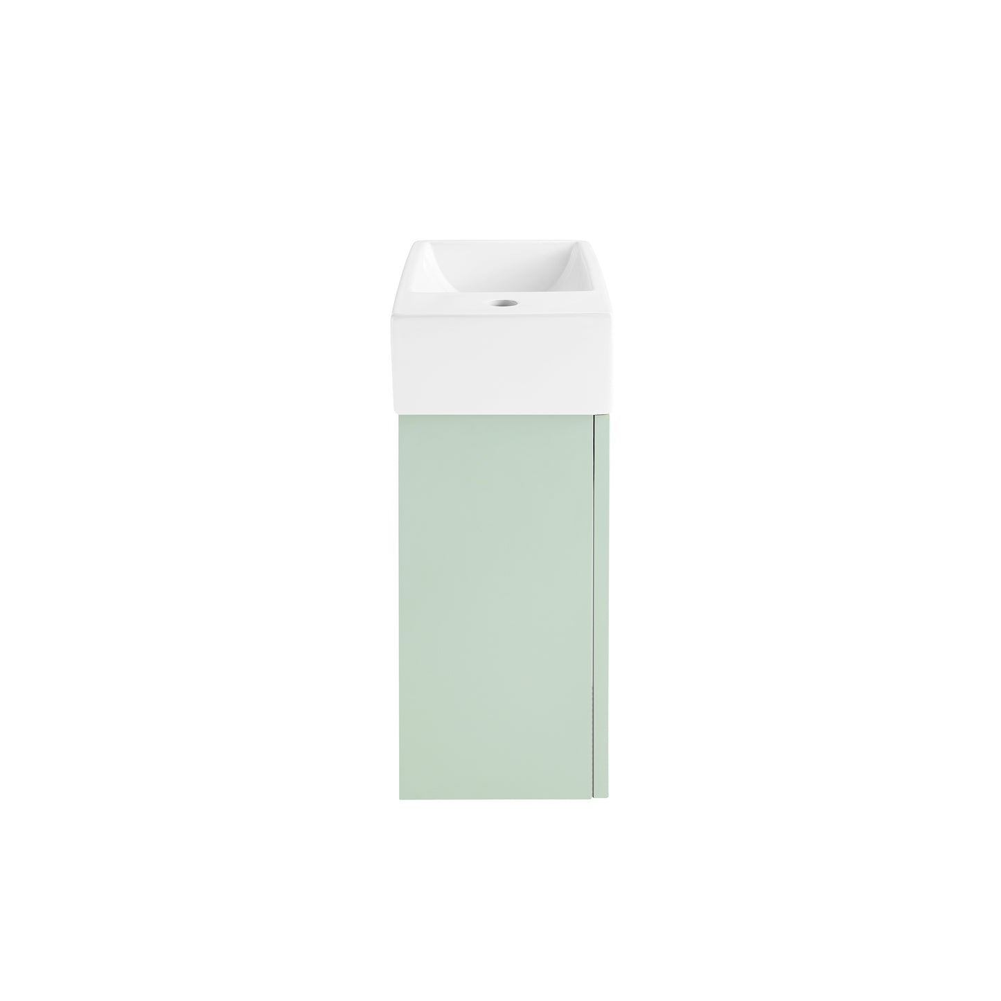 Swiss Madison, Colmer 18" Wall-Mounted Bathroom Vanity in Mint