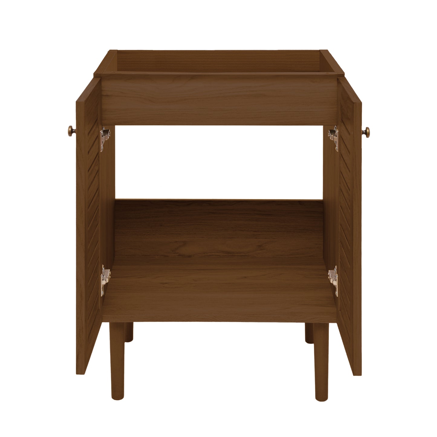 Swiss Madison, Bron 24" Freestanding Bathroom Vanity Cabinet without Top in Brown Oak