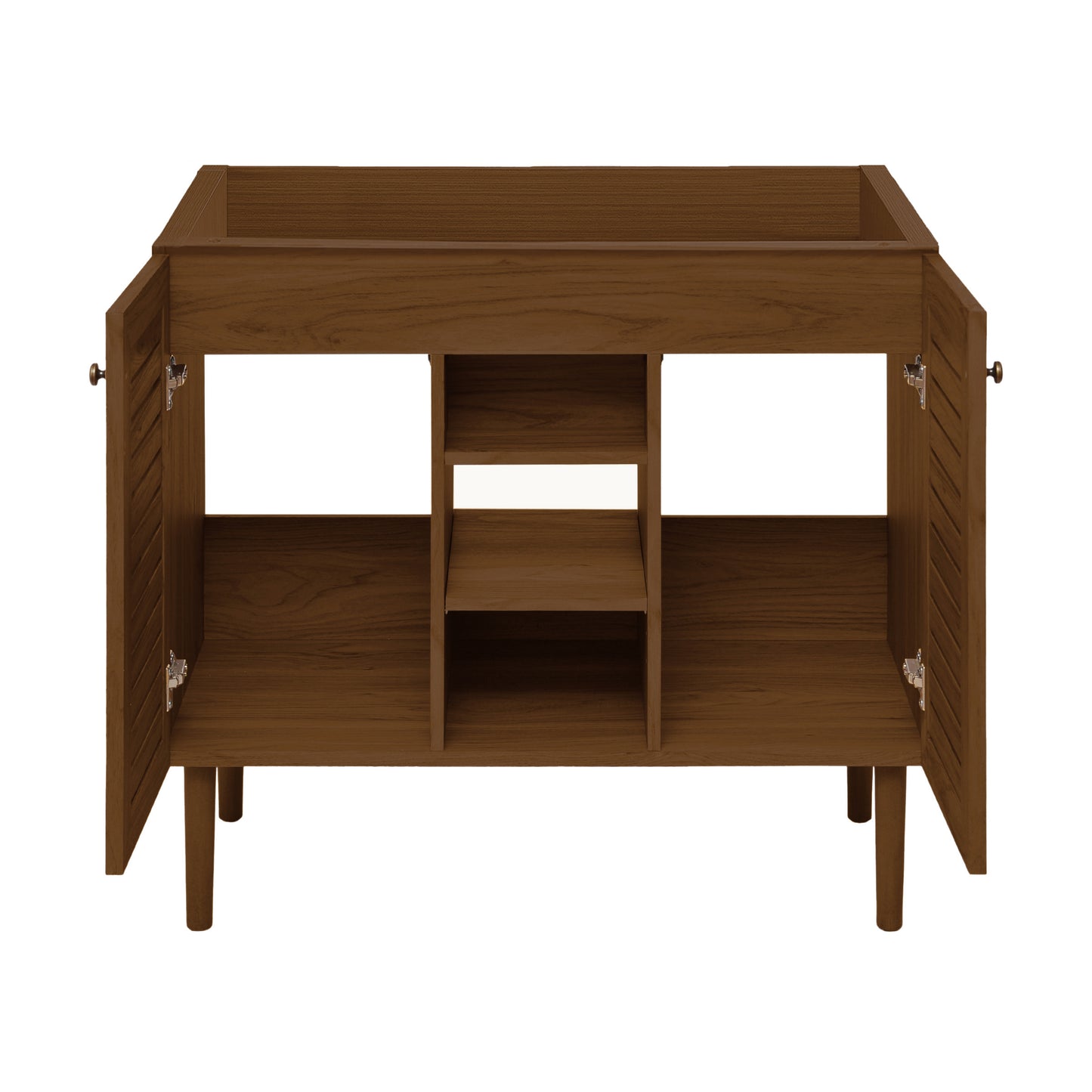 Swiss Madison Bron 36-inch freestanding bathroom vanity in Brown Oak — view 4