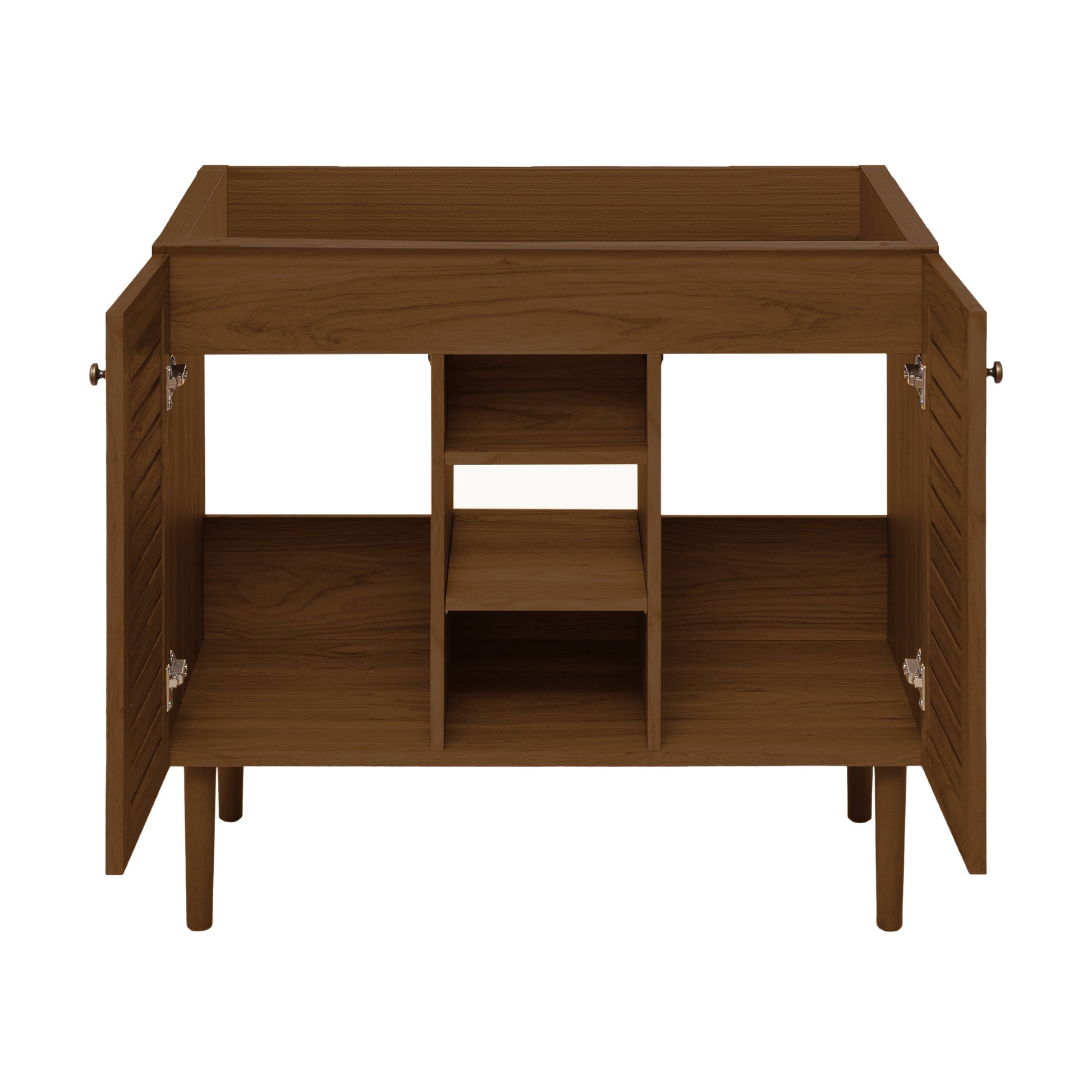 Swiss Madison Bron 36-inch freestanding bathroom vanity in Brown Oak — view 4
