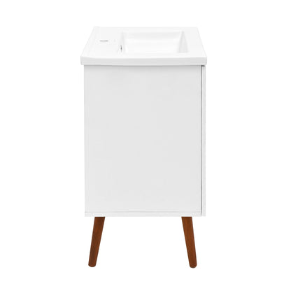 Swiss Madison, Manoir 18" Bathroom Vanity in White