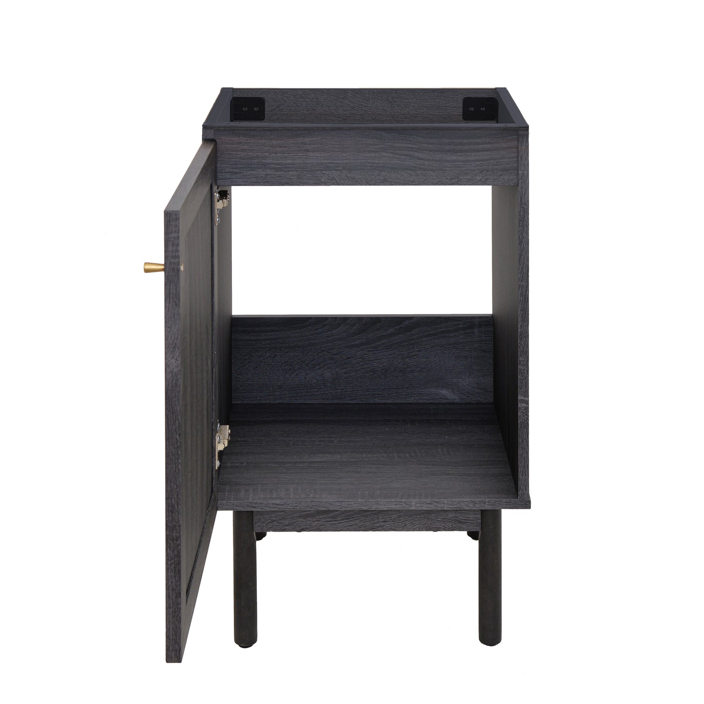 Swiss Madison, Classe 18" Bathroom Vanity in Black Cabinet Only