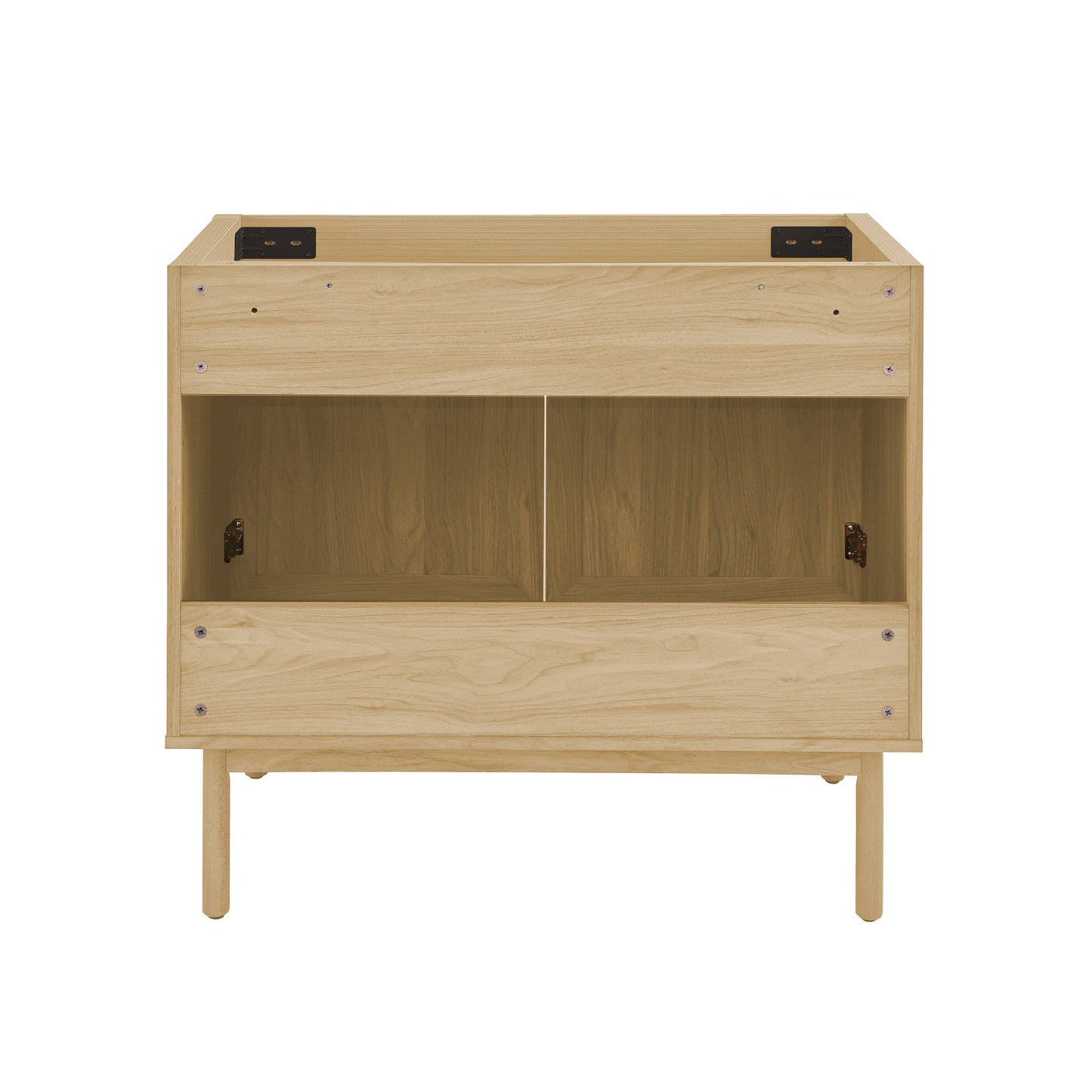 Swiss Madison Classe 36-inch freestanding bathroom vanity in Natural Oak — view 4