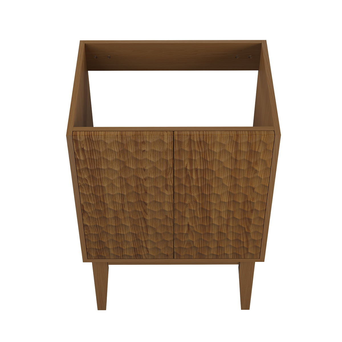 Swiss Madison, Bosse 24" Freestanding Bathroom Vanity Cabinet without Top in Brown Oak