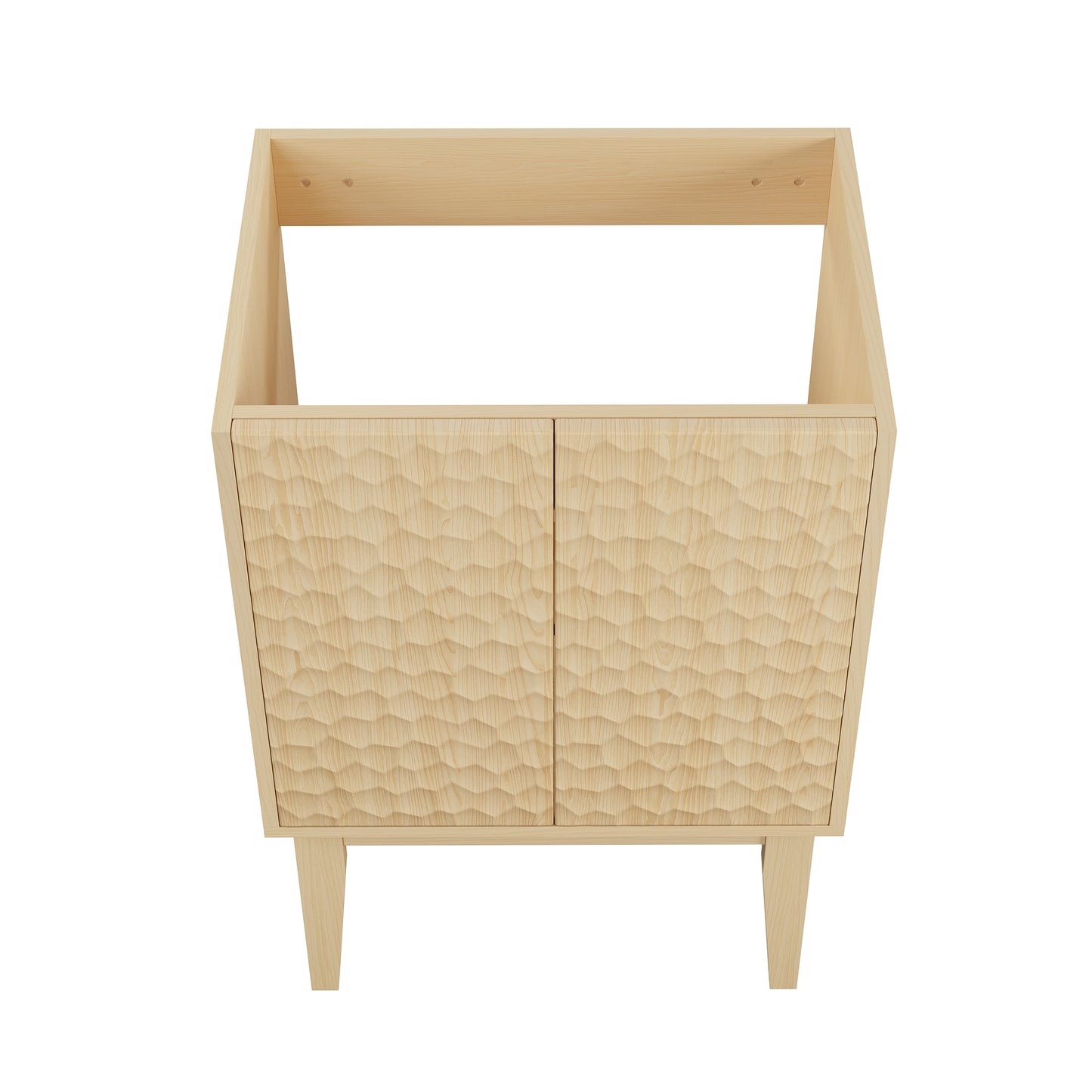 Swiss Madison, Bosse 24" Freestanding Bathroom Vanity Cabinet without Top in Natural Oak