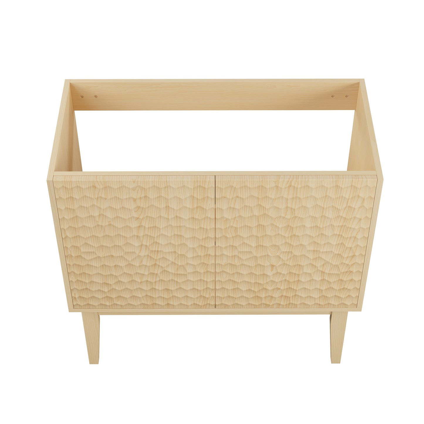 Swiss Madison, Bosse 36" Freestanding Bathroom Vanity Cabinet without Top in Natural Oak