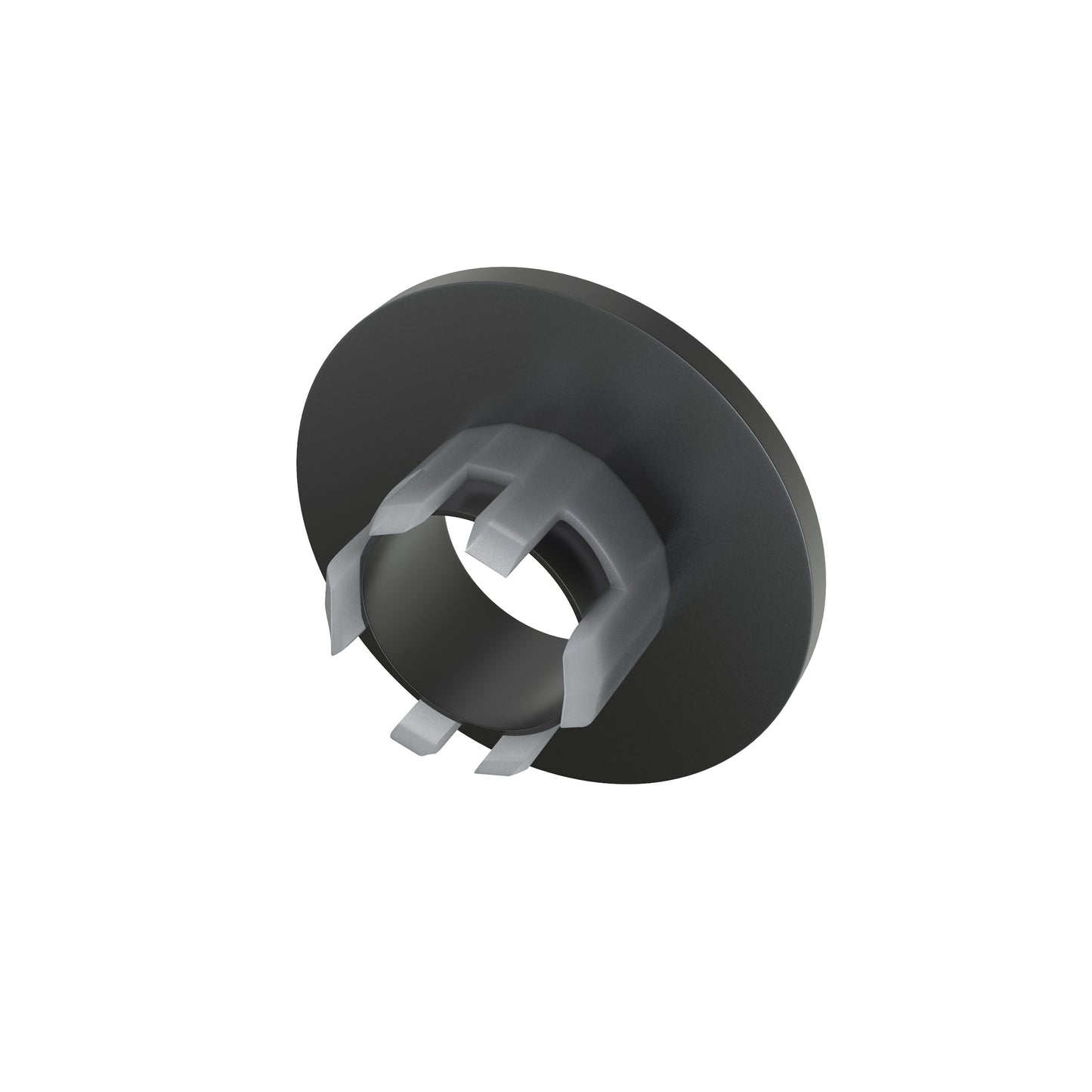 Swiss Madison Overflow Sink Cover bathroom vanity in Matte Black — view 3