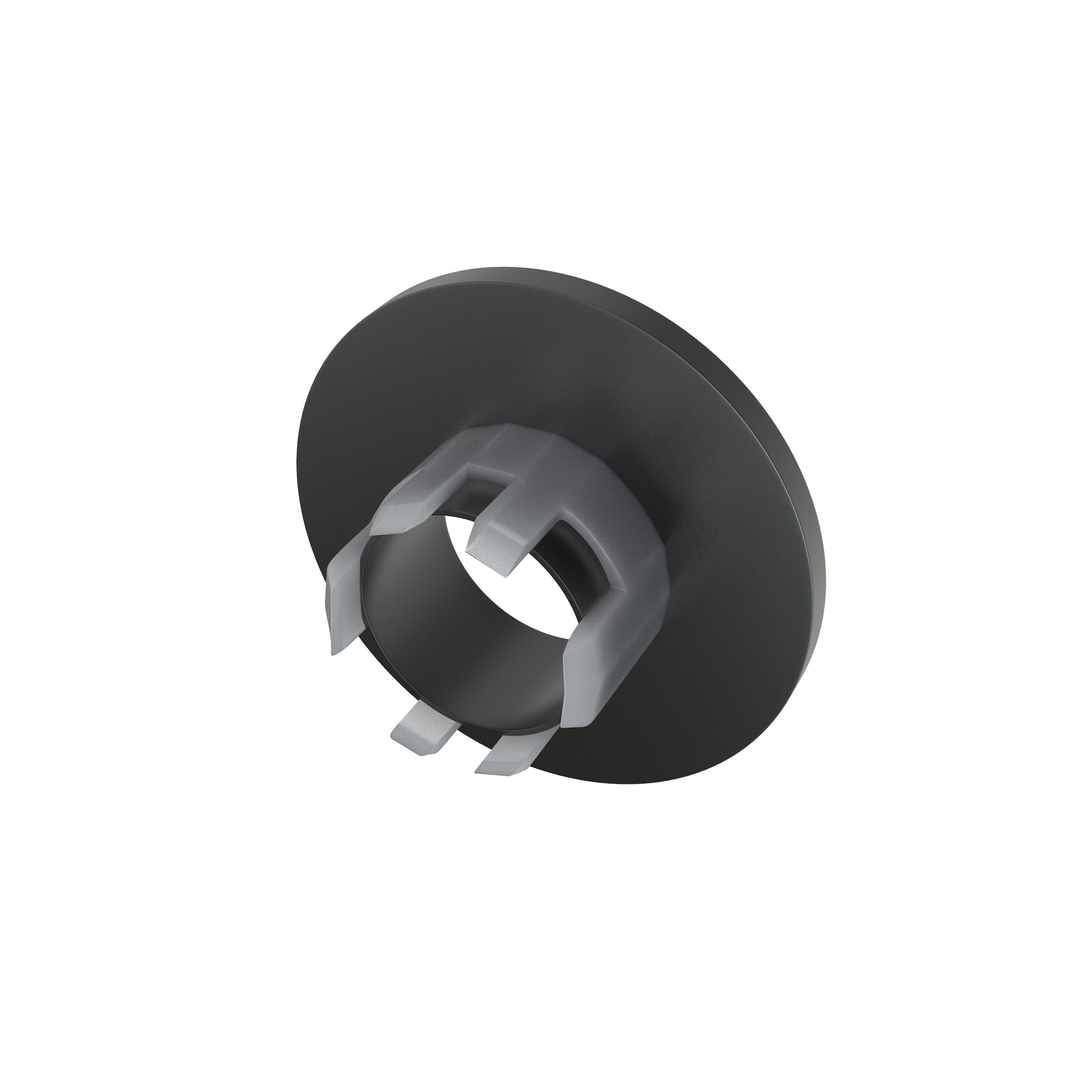 Swiss Madison Overflow Sink Cover bathroom vanity in Matte Black — view 3
