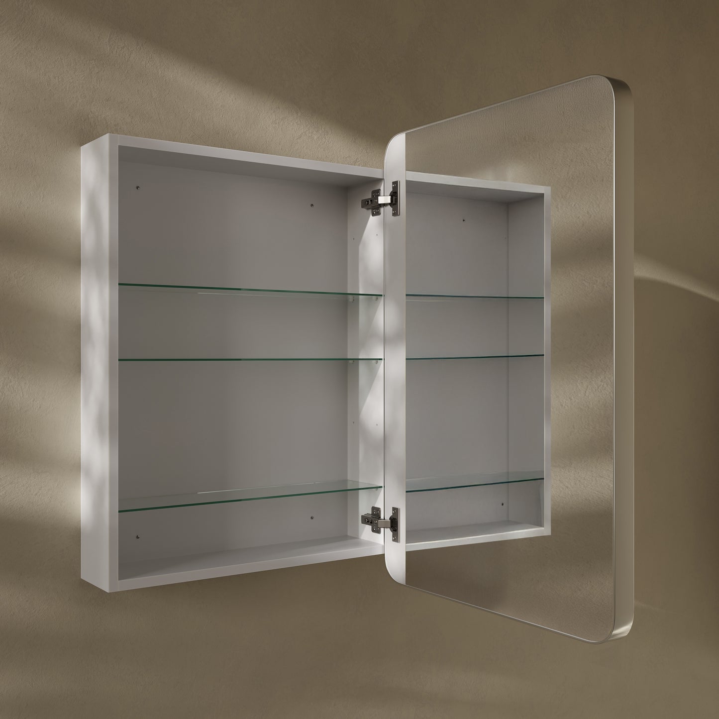 Swiss Madison Pierre wall-mount bathroom vanity in Polished Chrome — view 7