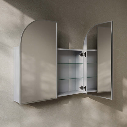 Swiss Madison Porte wall-mount bathroom vanity in Chrome — view 7