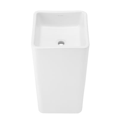 Swiss Madison, Claire One-Piece Pedestal Sink