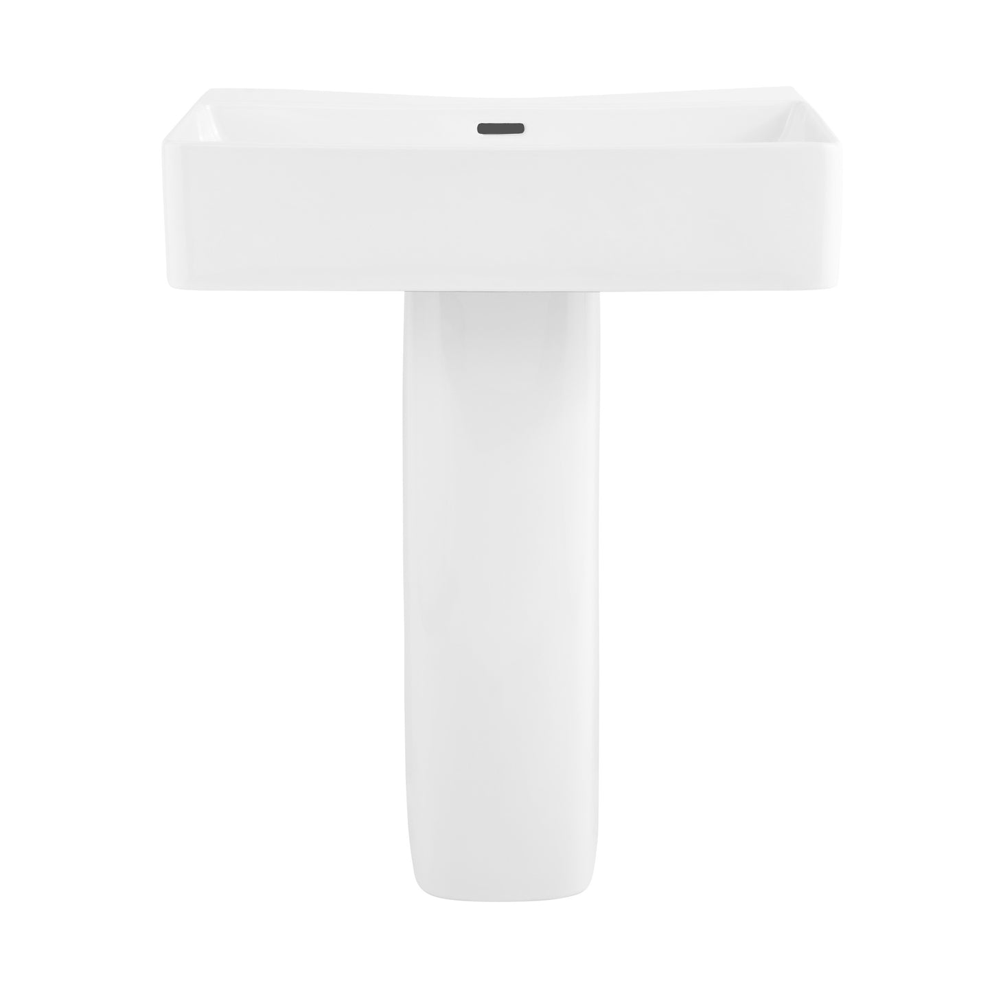 Swiss Madison, Concorde Square Two-Piece Pedestal Sink