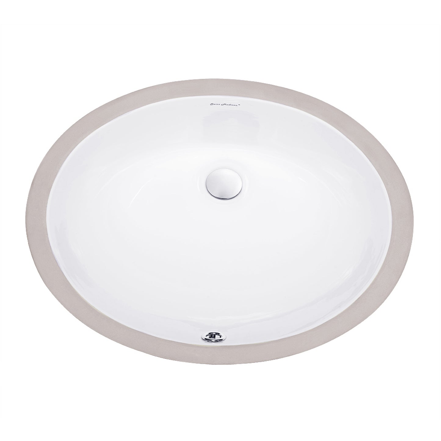 Swiss Madison, Monaco 19 Oval Under-Mount Bathroom Sink