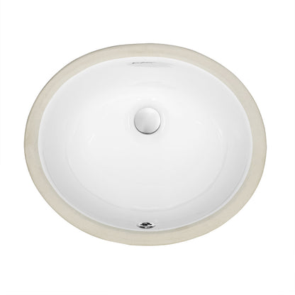 Swiss Madison, Plaisir 16.5 Oval Under-Mount Bathroom Sink
