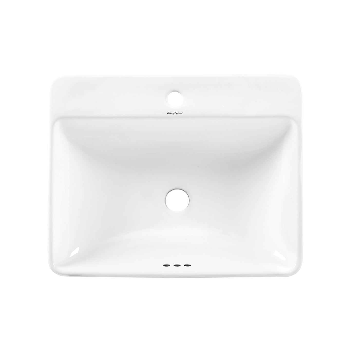 Swiss Madison, Carre Large Rectangle Vessel Sink