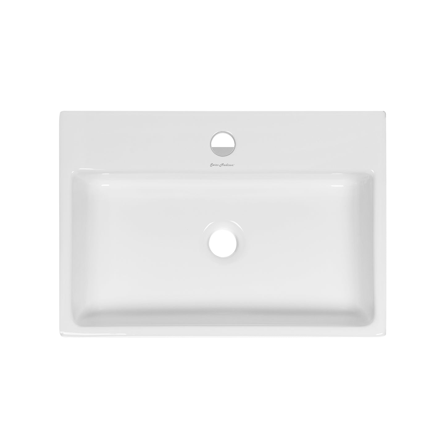 Swiss Madison, Claire 20 Rectangle Ceramic Vessel Sink