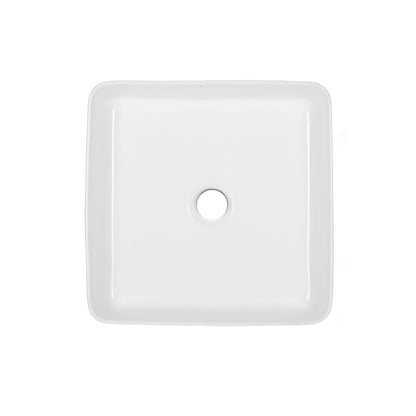 Swiss Madison, Concorde 15 Square Ceramic Vessel Sink