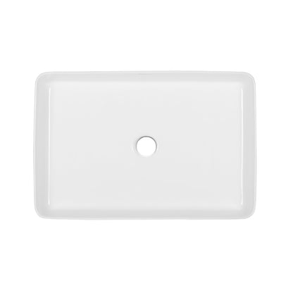 Swiss Madison, Concorde 24 Rectangle Ceramic Vessel Sink