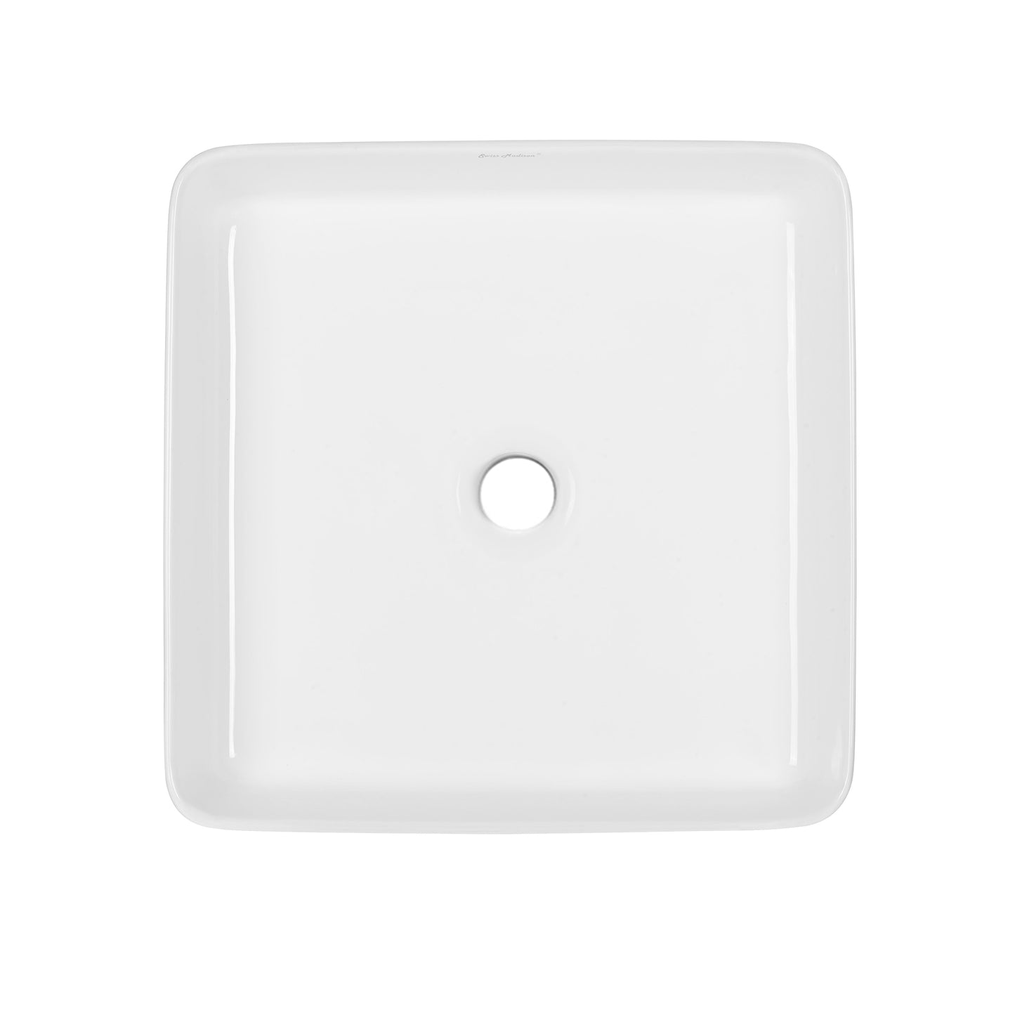 Swiss Madison, Concorde Ceramic Square Vessel Sink