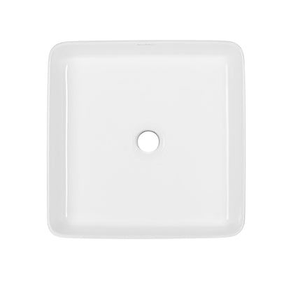 Swiss Madison, Concorde Ceramic Square Vessel Sink