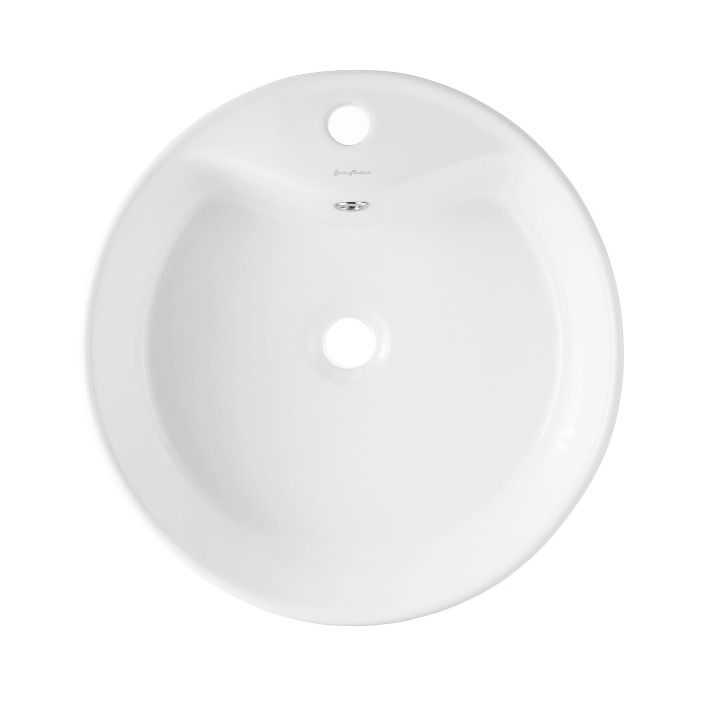 Swiss Madison, Monaco Round Vessel Sink with Faucet Mount