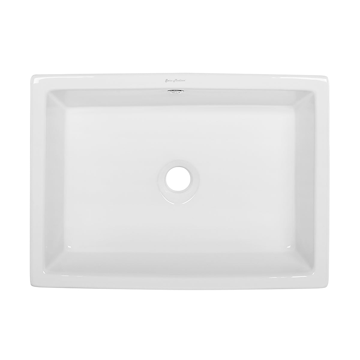 Swiss Madison, Voltaire 17 Rectangle Ceramic Vessel Sink