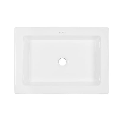 Swiss Madison, Voltaire Ceramic Rectangle Vessel Sink