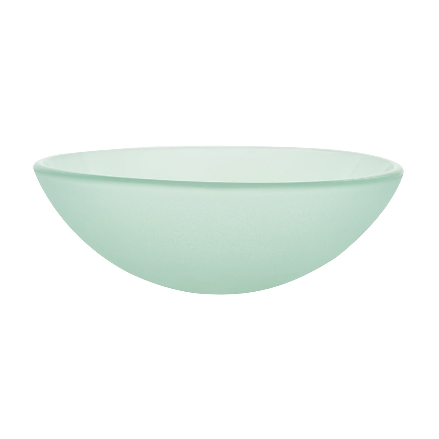 Swiss Madison, Cascade 16.5 Color Glass Vessel Sink with Faucet, Frost