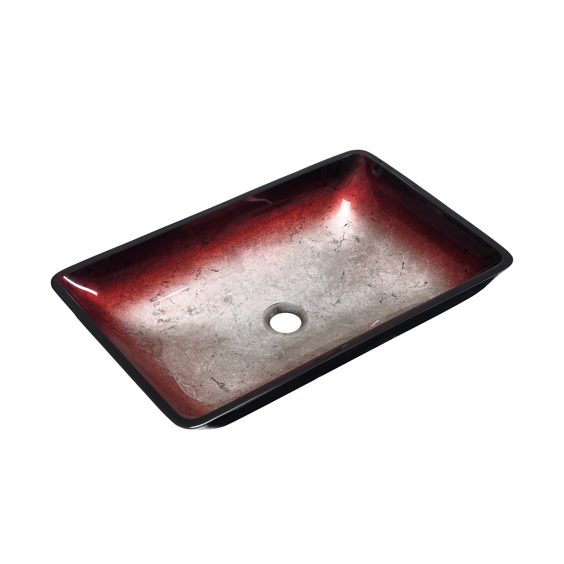 Swiss Madison Ember Red vessel bathroom vanity — view 9