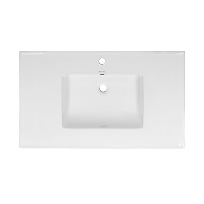 Swiss Madison, Voltaire 37 Vanity Top Sink with Single Faucet Hole