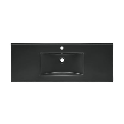 Swiss Madison, 48" Vanity Sink Top in Matte Black
