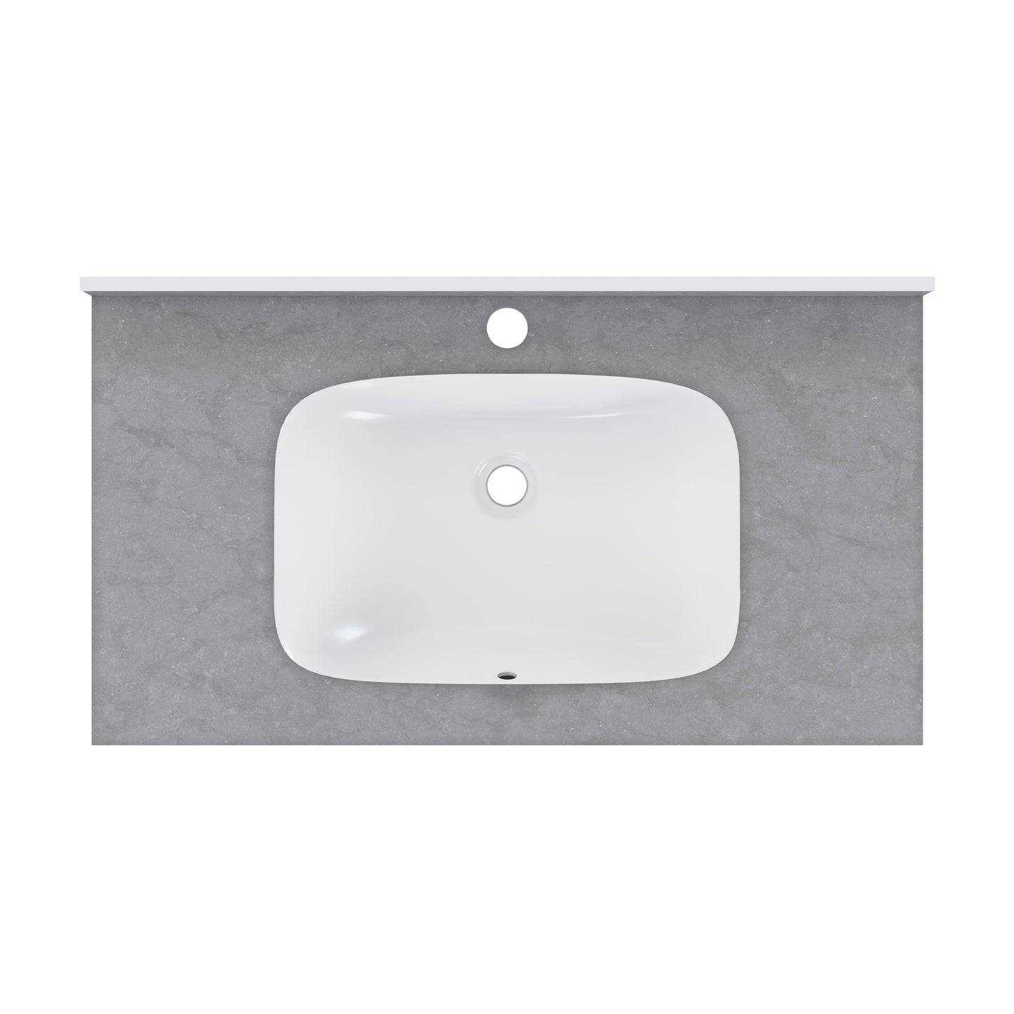Swiss Madison, Avancer 36'' Wall Mount Sink In Charcoal Grey