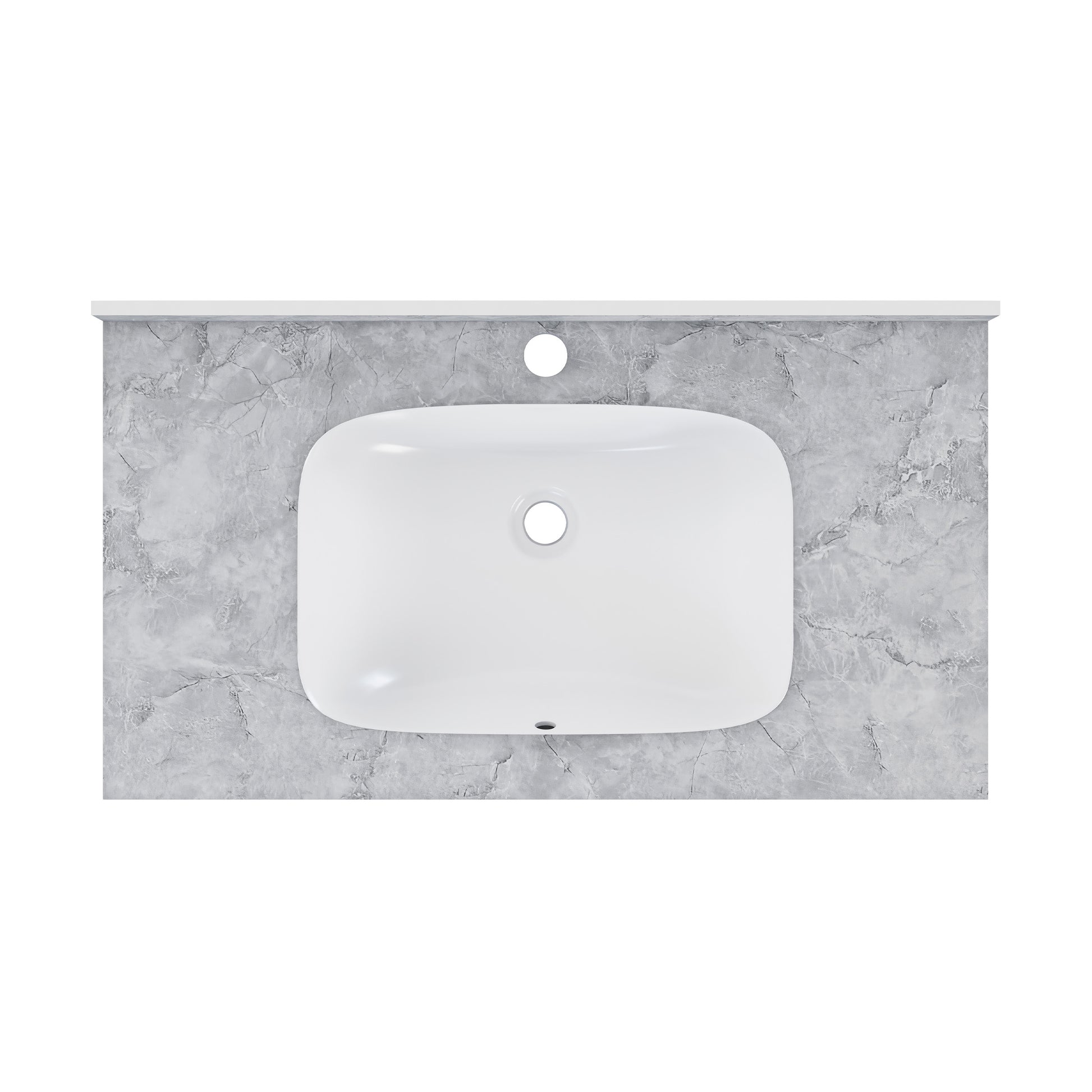 Swiss Madison Avancer 36-inch wall-mount bathroom vanity in Storm Grey — view 8