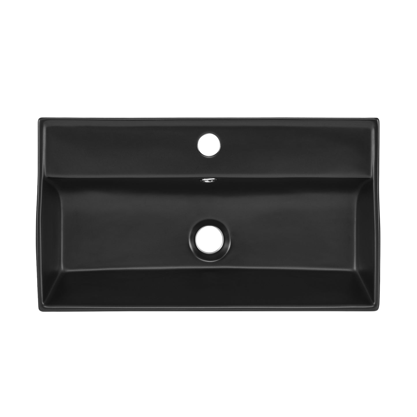 Swiss Madison, Claire 22" Rectangle Wall-Mount Bathroom Sink in Matte Black
