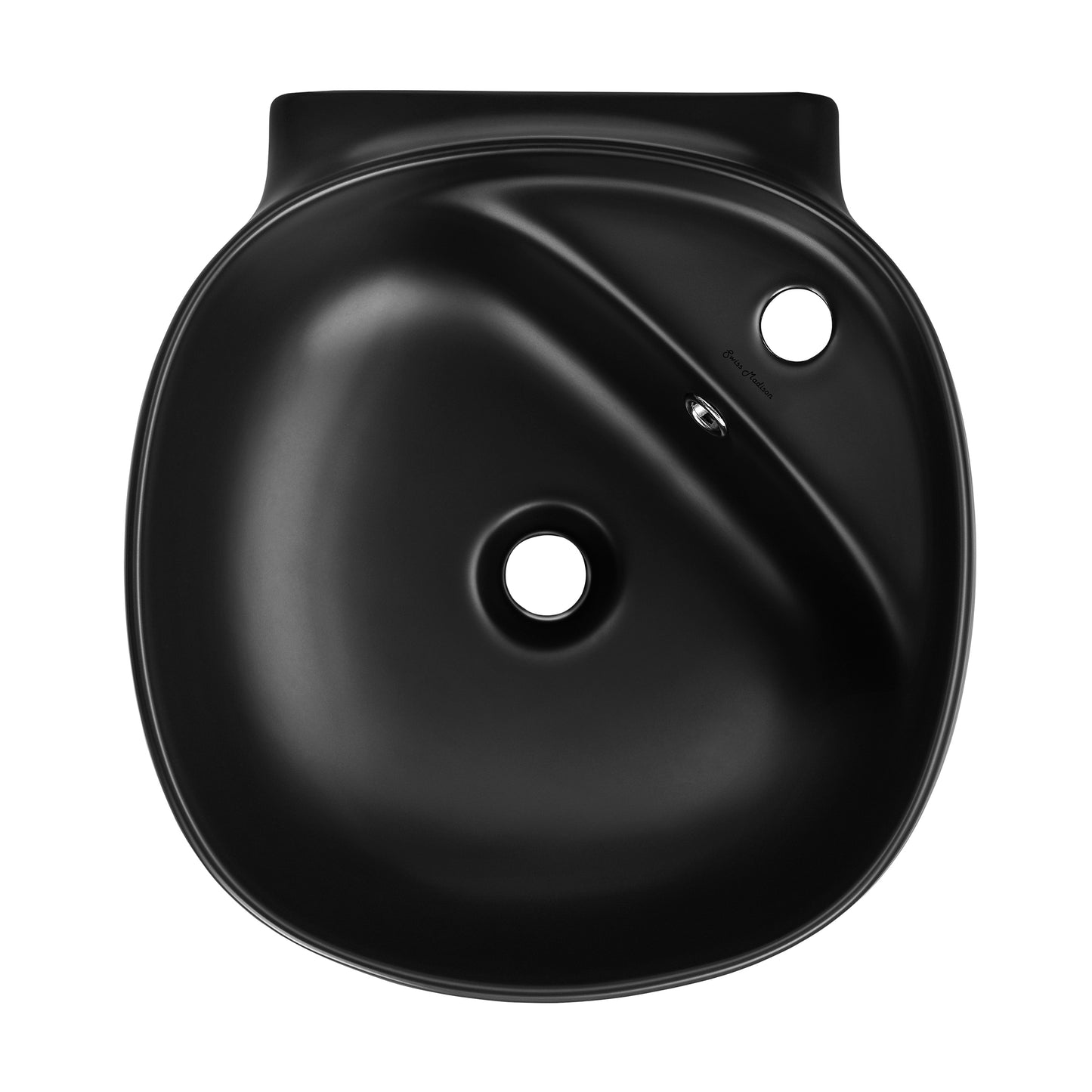 Swiss Madison, Ivy Wall-Mount Sink in Matte Black