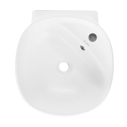 Swiss Madison, Ivy Wall-Mount Sink in Matte White