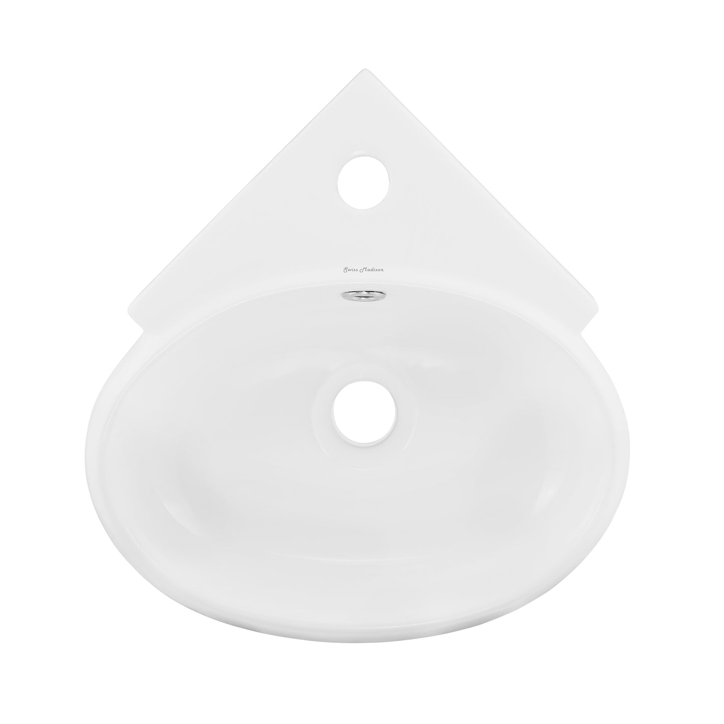 Swiss Madison, Plaisir Corner Wall Hung Sink