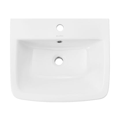 Swiss Madison, Carre 21" Wall-Mount Bathroom Sink