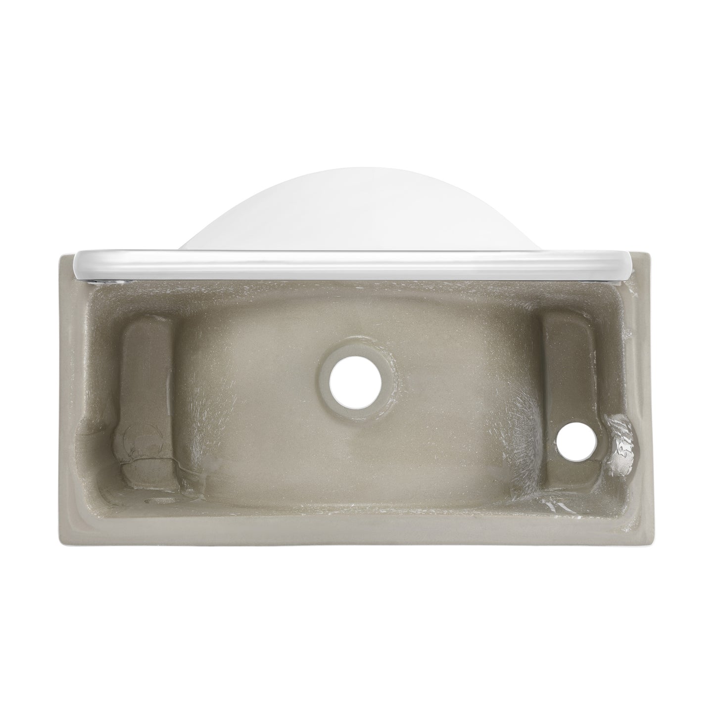 Swiss Madison, Chateau 21.5" Right Side Faucet Wall-Mount Bathroom Sink with Chrome Towel Bar