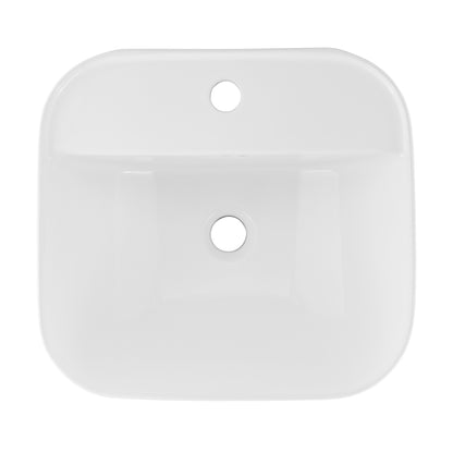 Swiss Madison, Carre 17.5" Wall-Mount Bathroom Sink